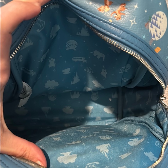 Loungefly Blue Disney Character Backpack - Picture 2 of 4